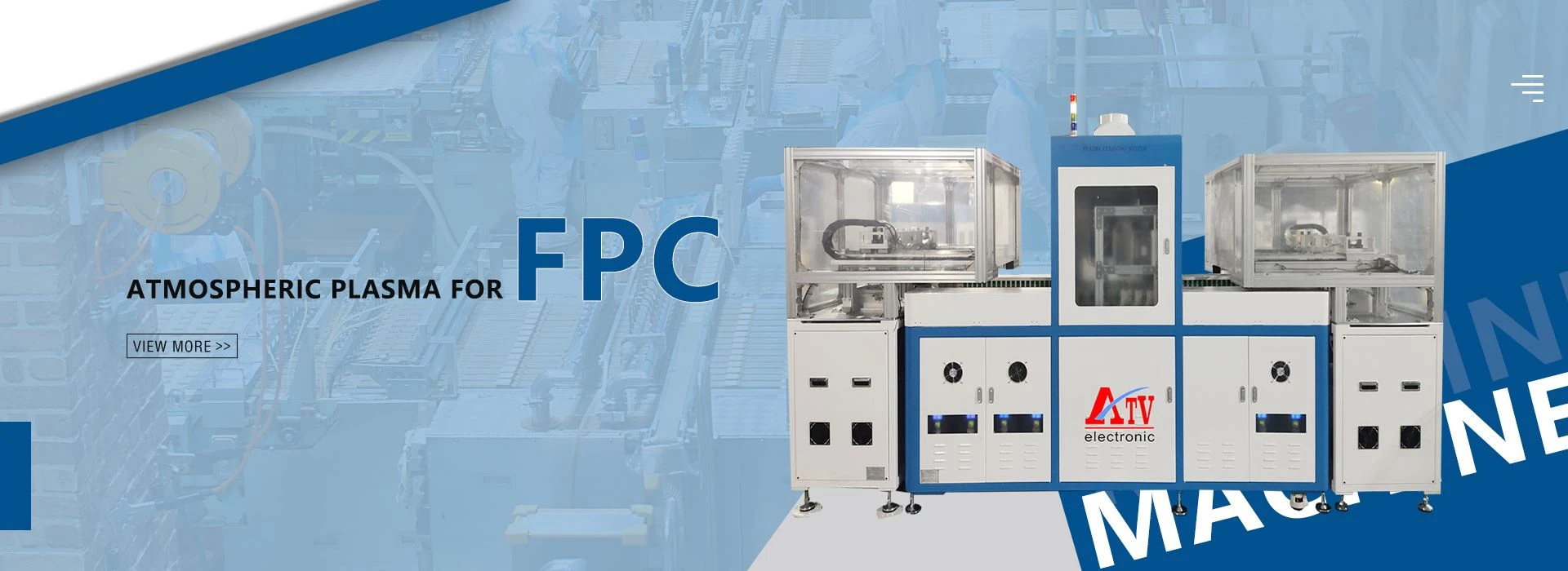 Atmospheric plasma for FPC