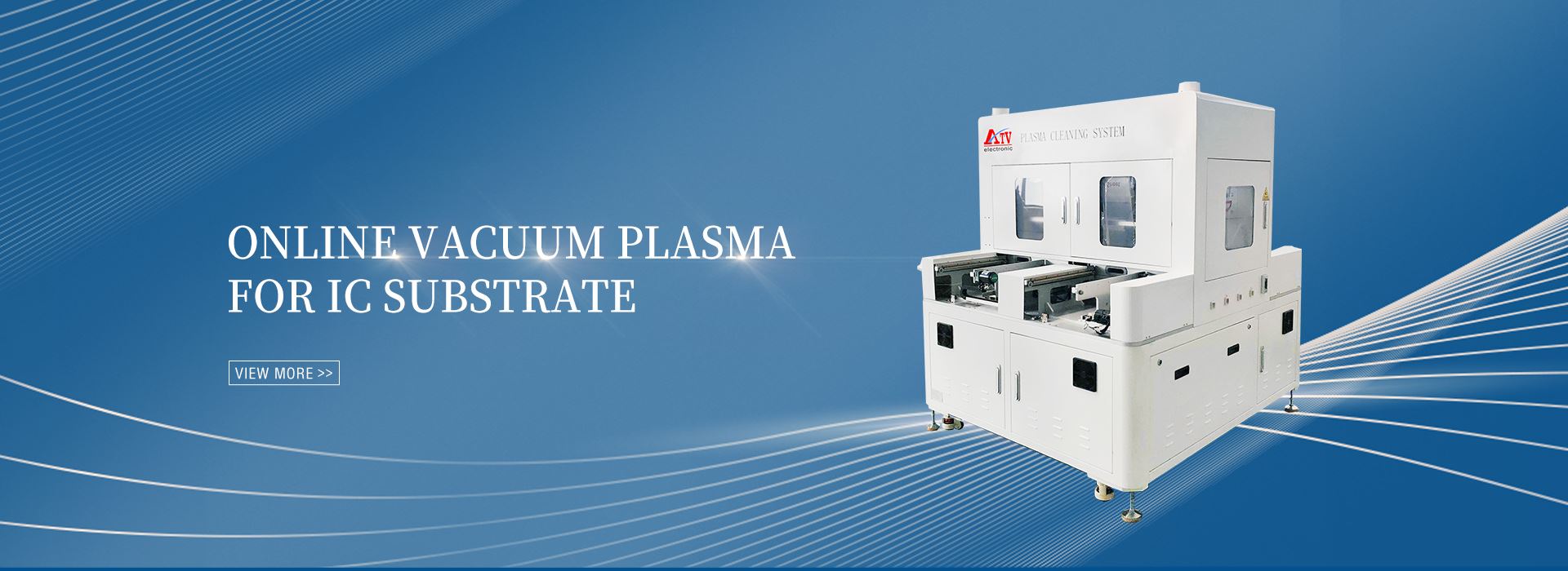 Online vacuum plasma for IC substrate